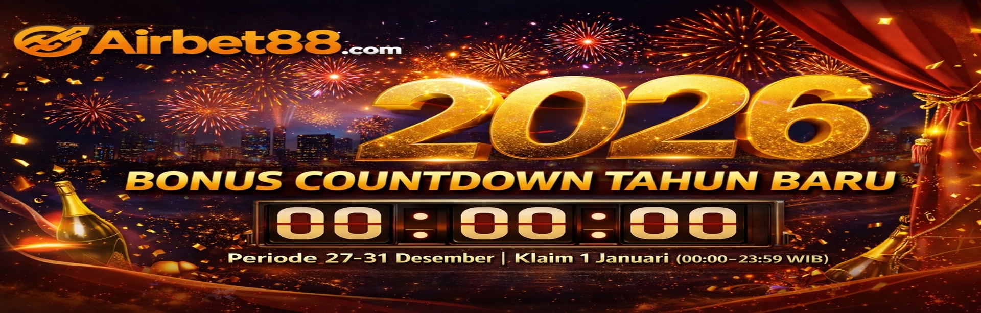 BONUS COUNTDWON TAHUN  BARU 