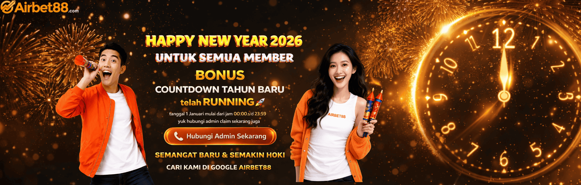 BONUS COUNTDWON TAHUN  BARU 