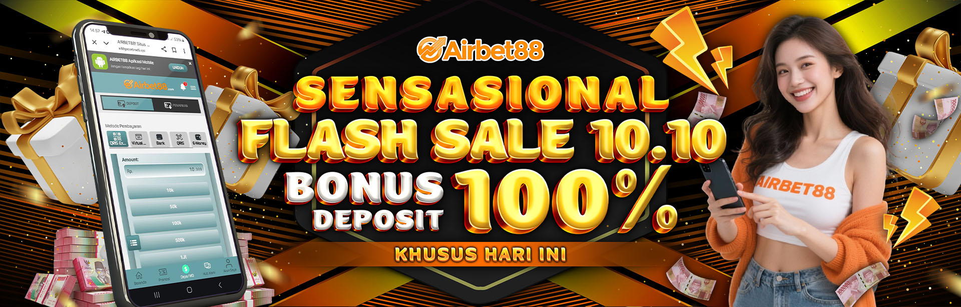 SENSASIONAL FLASH SALE 10.10