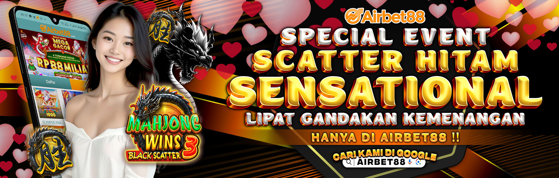 SCATTER HITAM !!!