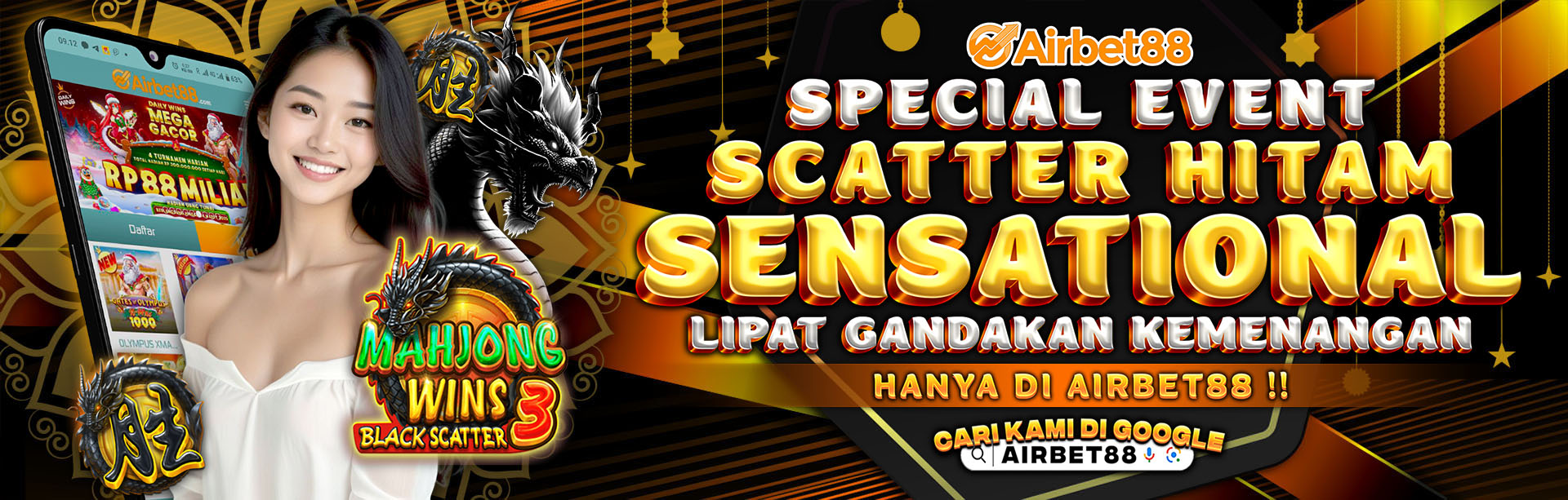 SCATTER HITAM !!!