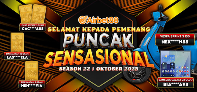 PEMENANG PANJAT SENSASIONAL OKTOBER 2025